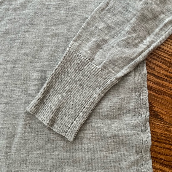 J.Crew 365 Line Turtleneck Mockneck Funnel neck Sweater Gray Knit - Picture 3 of 4